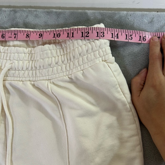 Free people cream straight leg drawstring sweater pants - Picture 4 of 9